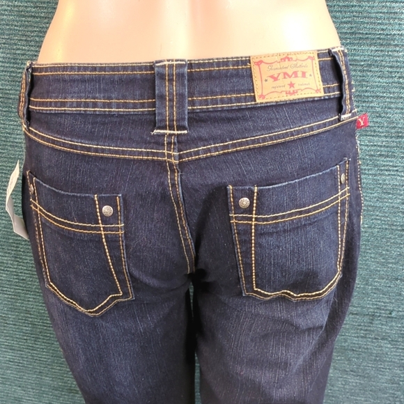 YMI Below The Knee Jean Shorts, Long Bermudas, High Cropped Skinnies  Size 5 - Picture 8 of 16